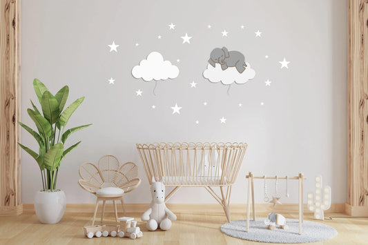 LittleOnes Comfy children's wall-mounted nightlight composition