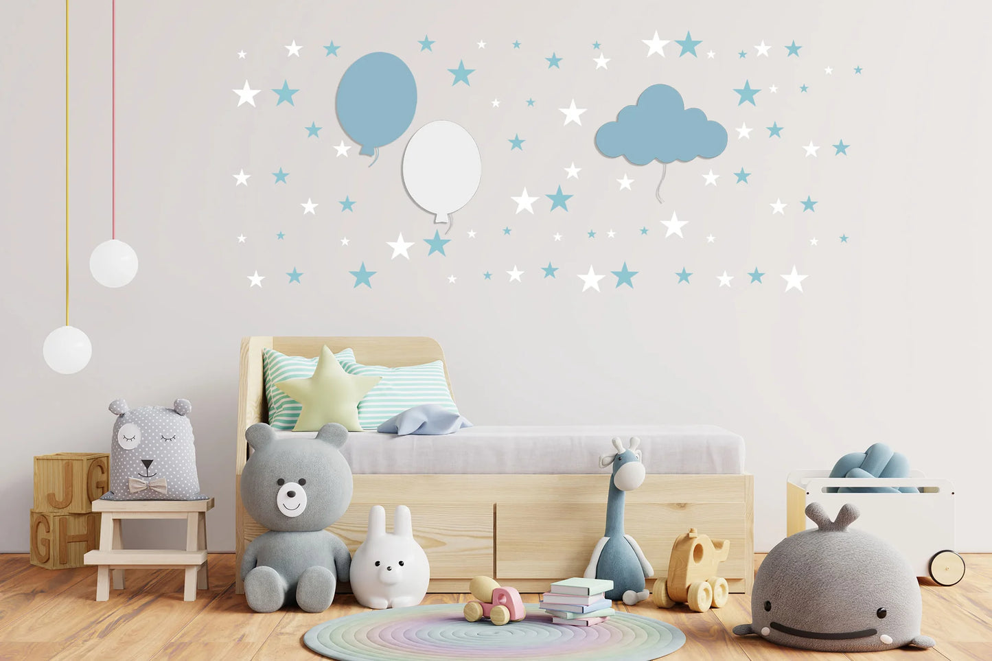 LittleOnes Dream children's wall-mounted night light composition