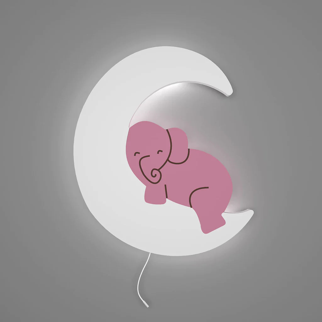 LittleOnes Elephant Moon night Light