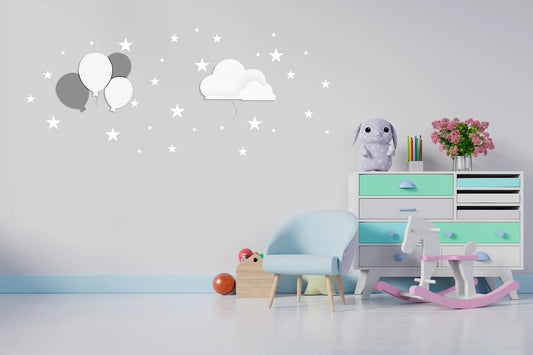 LittleOnes Play New children's wall-mounted night light composition