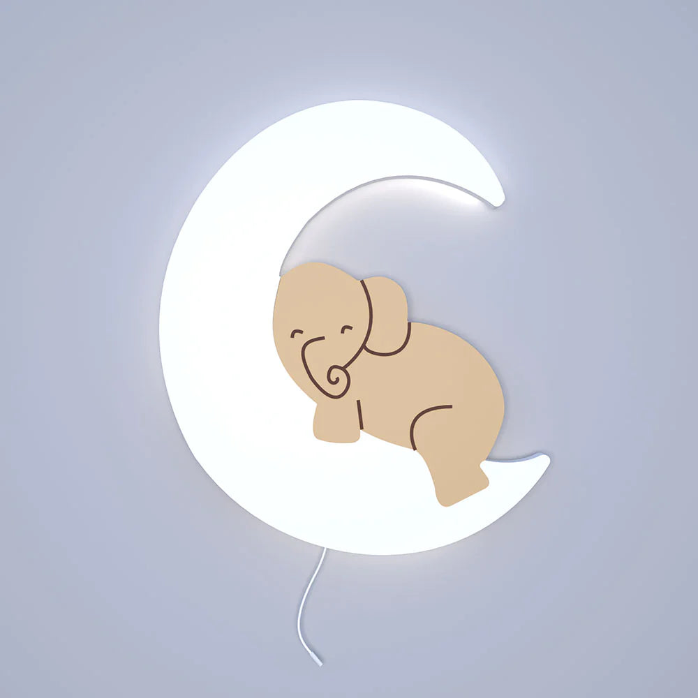 LittleOnes Elephant Moon night Light