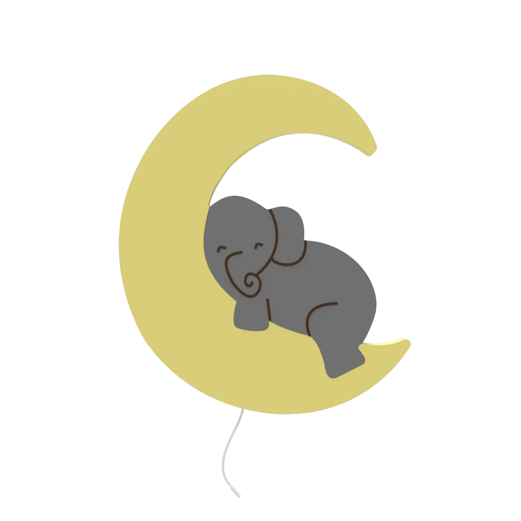 LittleOnes Elephant Moon night Light