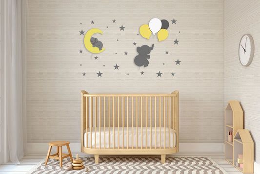 LittleOnes kid wall-mounted night light composition