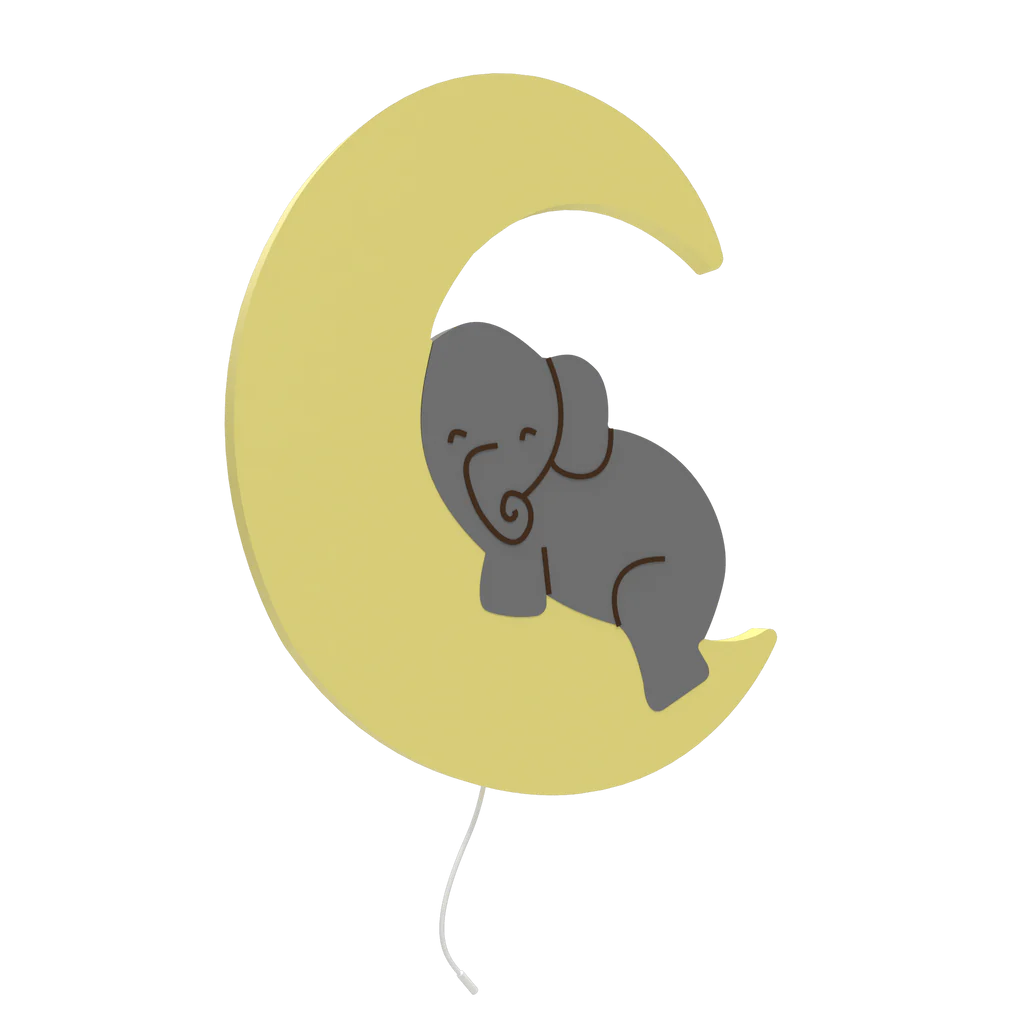 LittleOnes Elephant Moon night Light